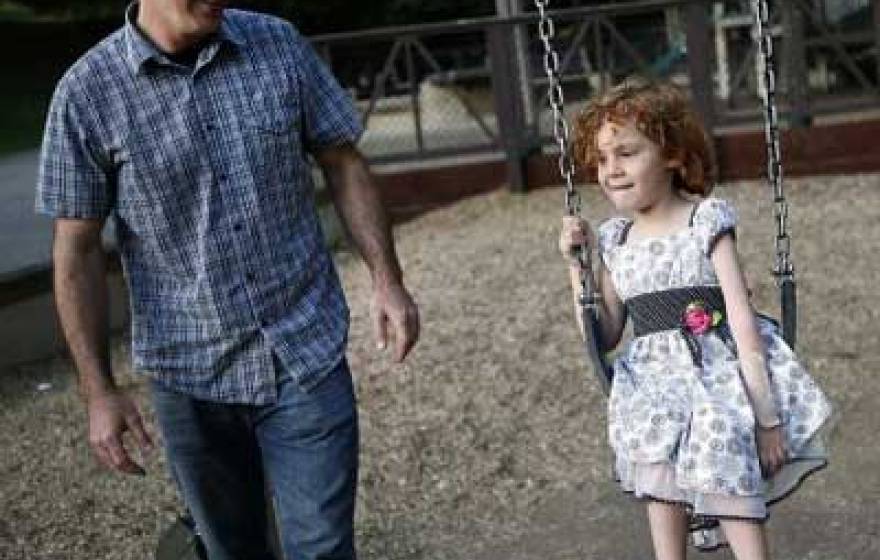paralyzed child