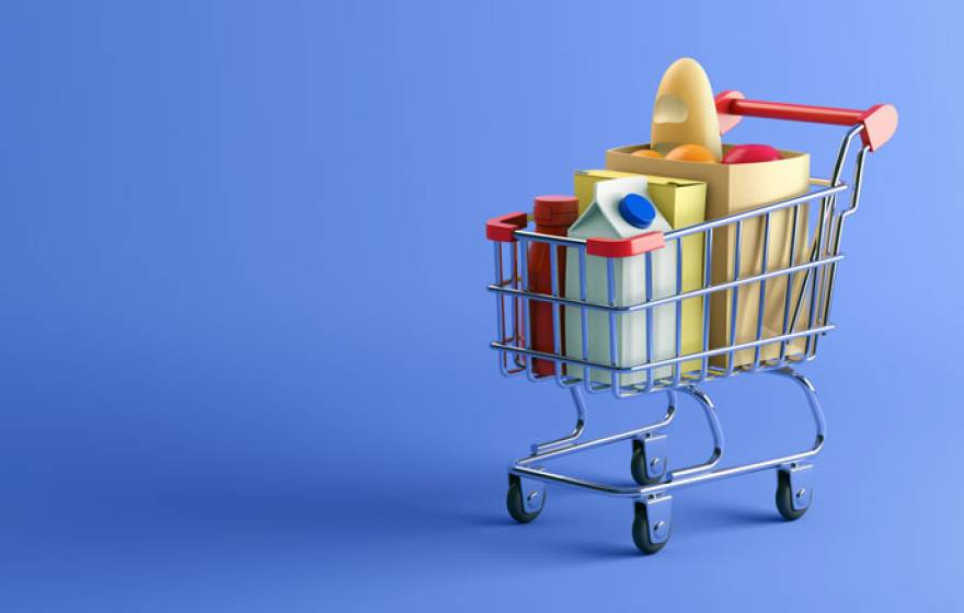 Shopping cart illustration