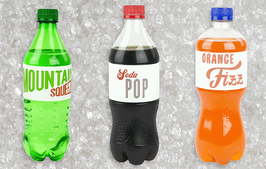 gif of soda pop bottles