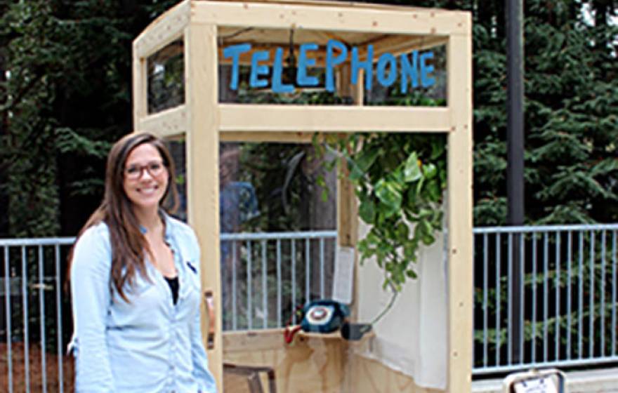 UC Santa Cruz telephone booth