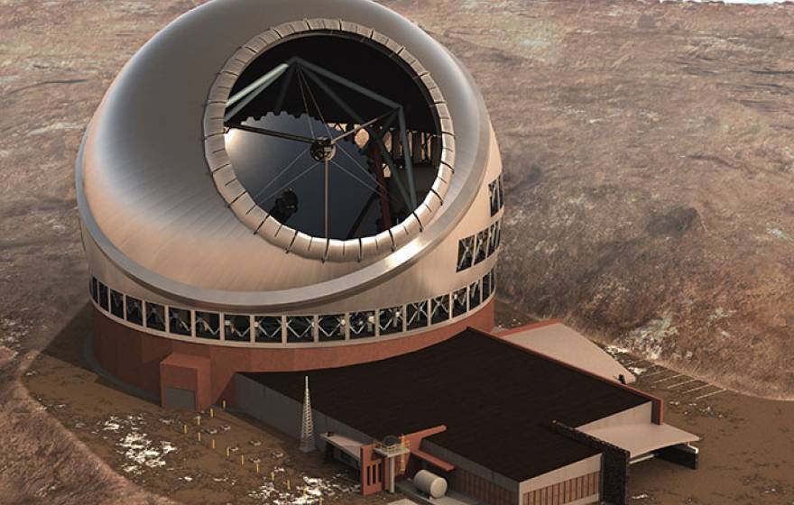 Artist&#039;s rendering, Thirty Meter Telescope