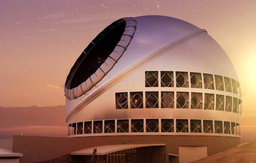 Artist&#039;s rendering, Thirty Meter Telescope