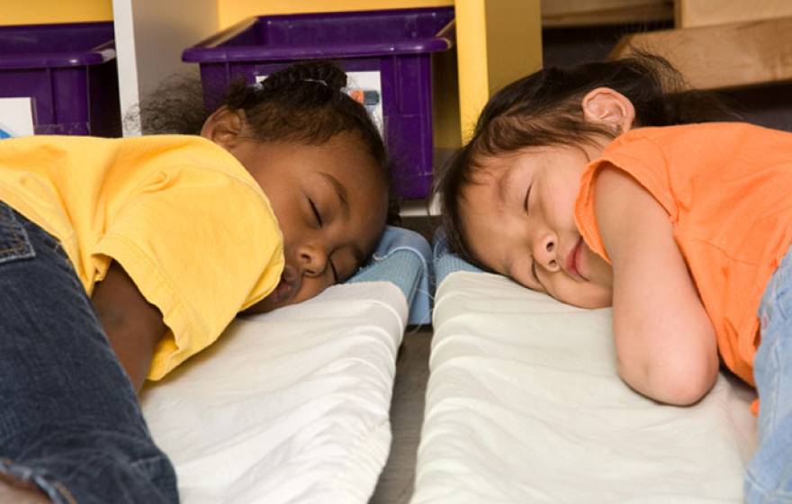 preschoolers napping