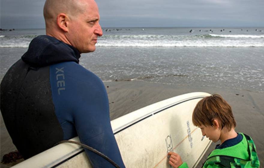 Boaz Arzi and son Jonathan