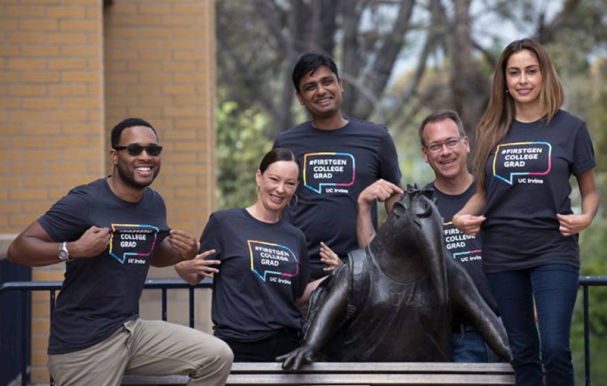 UC Irvine first-generation student mentors