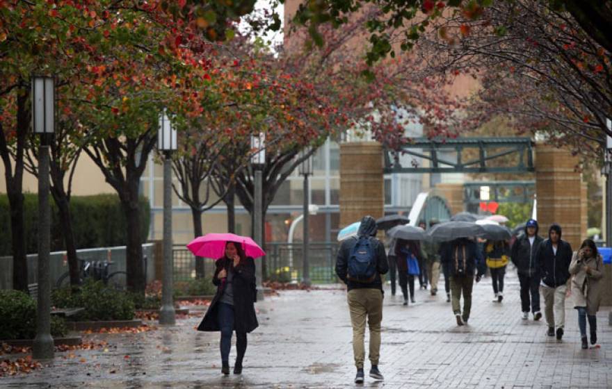 UC Irvine rain