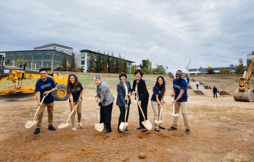 UC Merced break ground