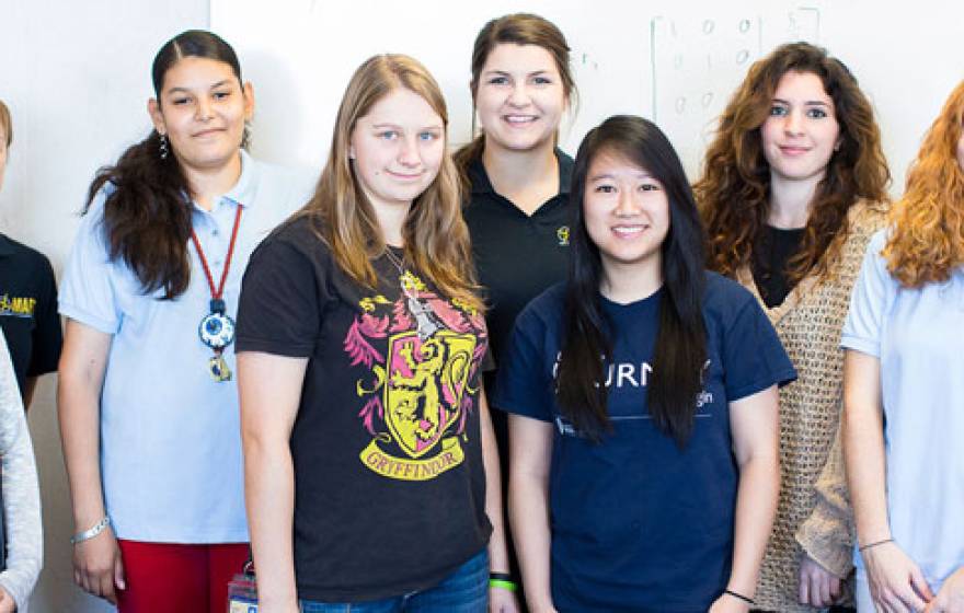 Group of women in STEM