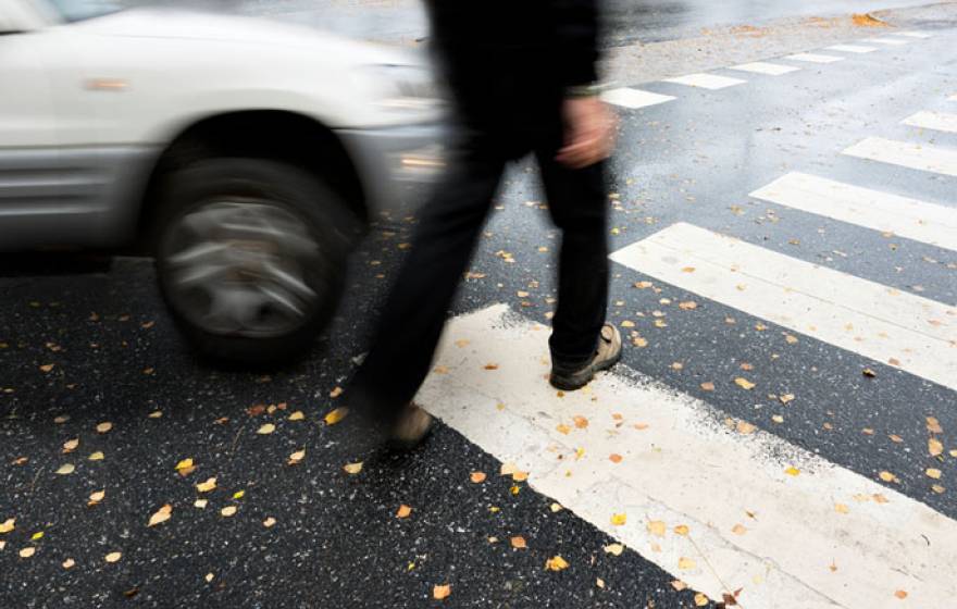 UC Santa Cruz pedestrian