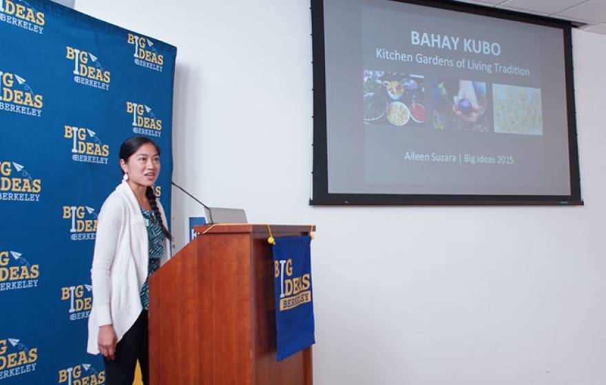 Aileen Suzara presents Bahay Kubo: Kitchen Gardens of Living Tradition at the Big Ideas 2015 Grand Prize Pitch Day