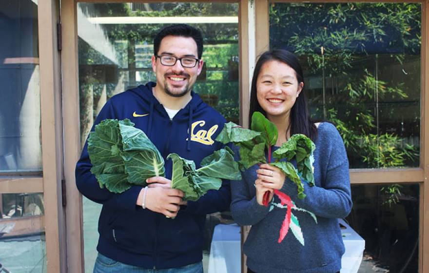 Fresh produce is among the healthy, organic items available at the food pantry, which is open Thursday of finals week from noon to 4 p.m.