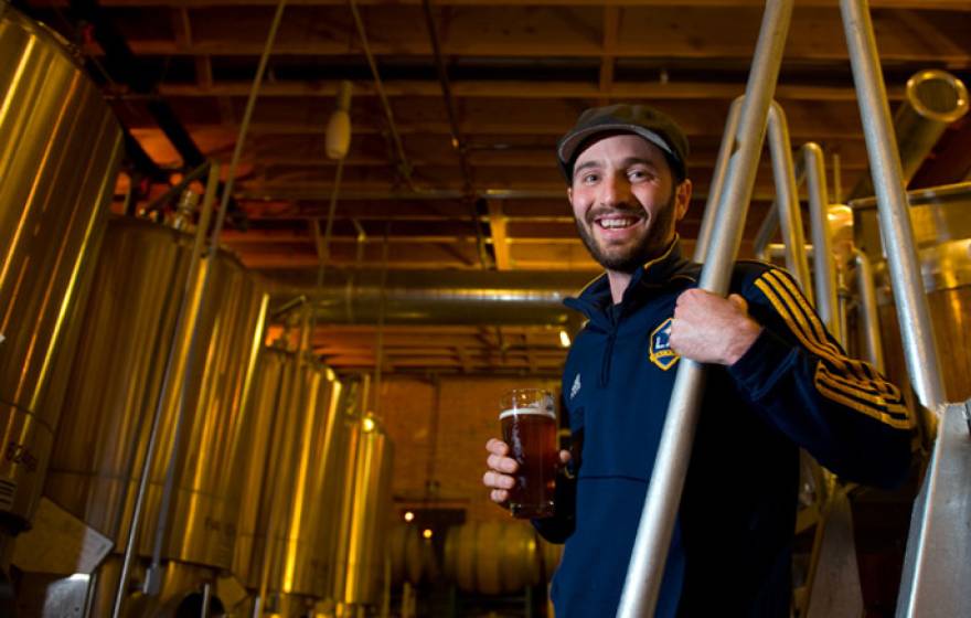 “I wanted to open an interesting place where people want to be,” says 2008 UC Irvine graduate Brandon Fender, who co-owns The Good Beer Co. and created Anteater Ale. “Beer, community and a beautiful building – this is the embodiment of my passions.” 