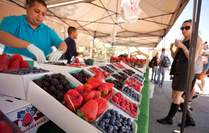 As part of its commitment to fighting hunger, UC Irvine will supplement its year-old food pantry stocked with nonperishable goods for students in need with free, monthly farmers markets that allow access to fresh produce. 