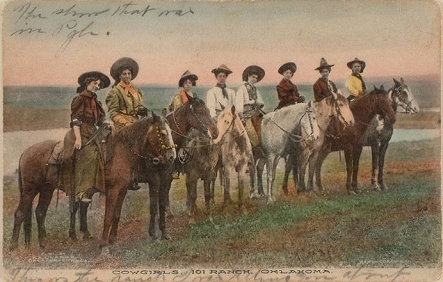 Vintage postcard, 101 Ranch