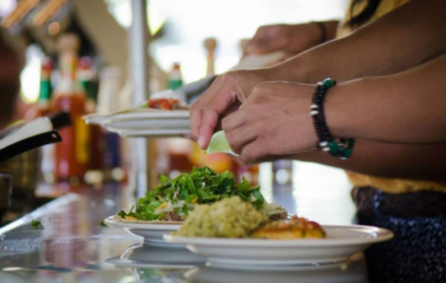 Since going trayless in 2009, residential dining at UCSB has reduced food waste by 50 percent, saved 1 million gallons of water and helped students control portion sizes.