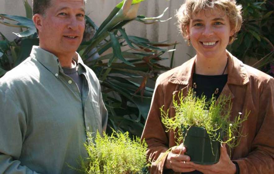 Jim Velzy and Ingrid Parker