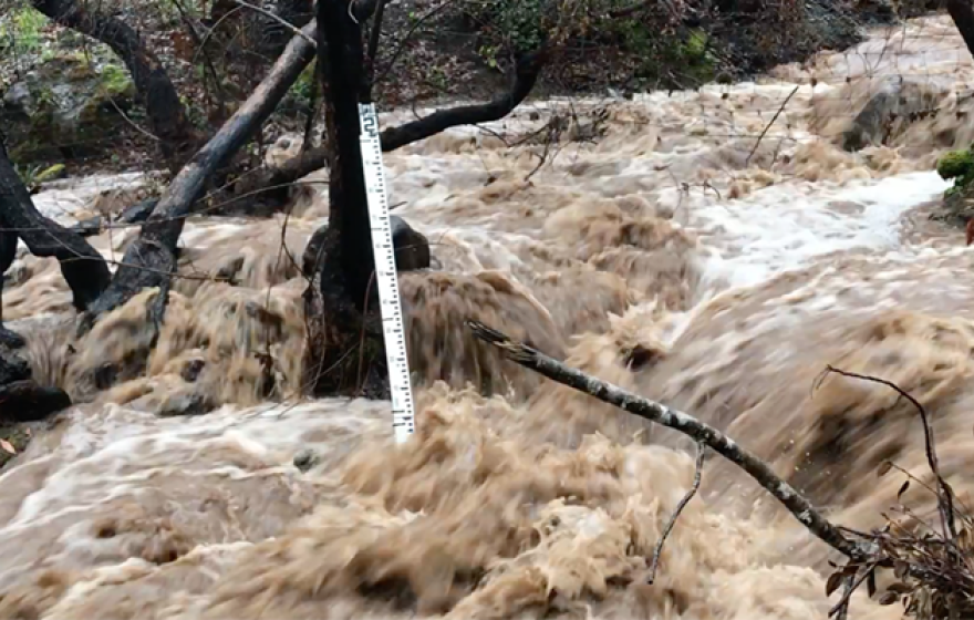 Flooding creek