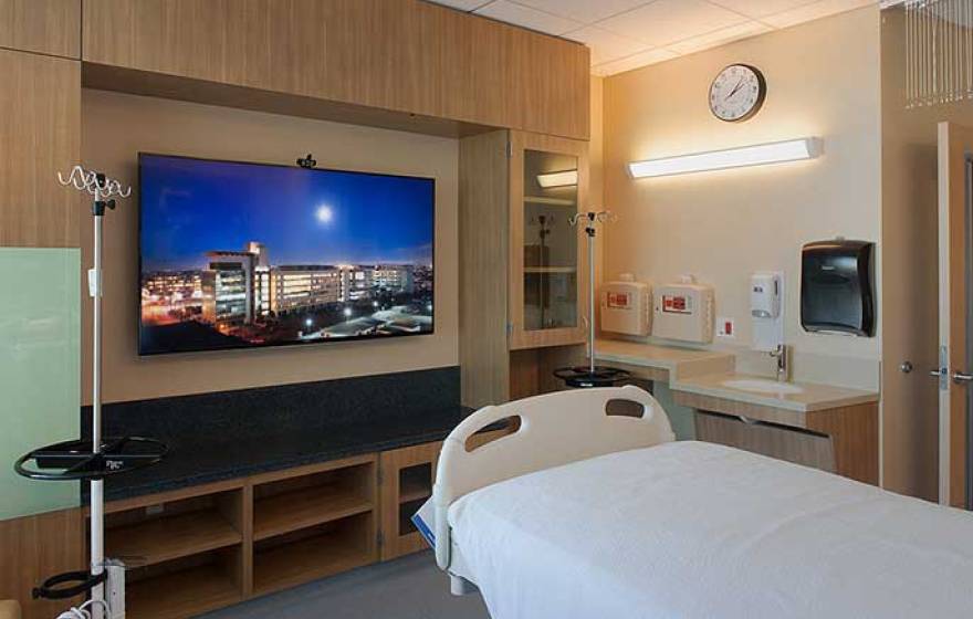 Hospital room, new UCSF hospital