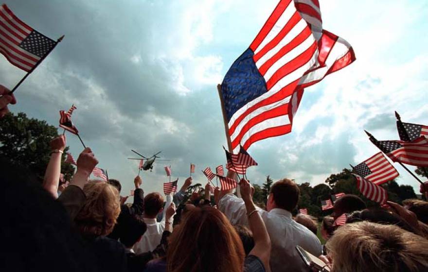 U.S. flags