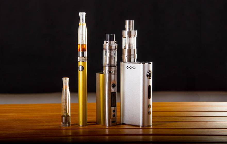 A collection of vaping devices