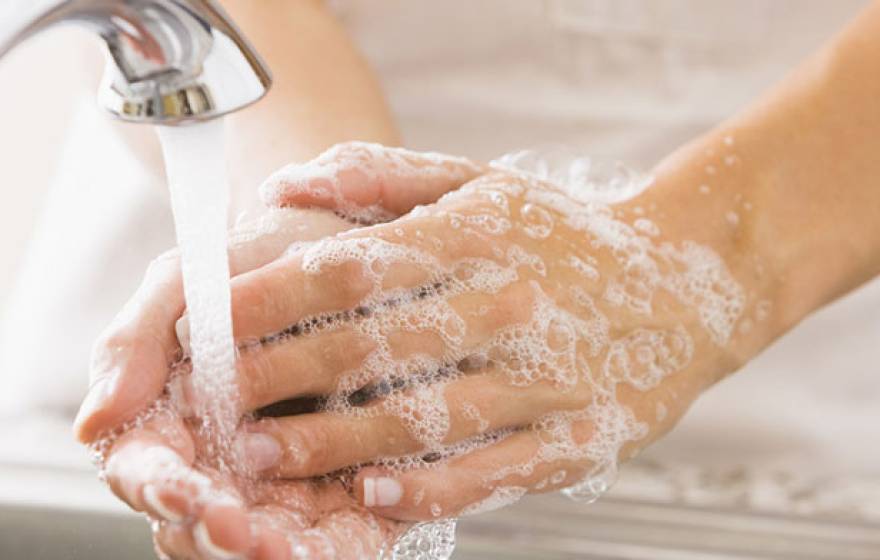 washing hands LLNL