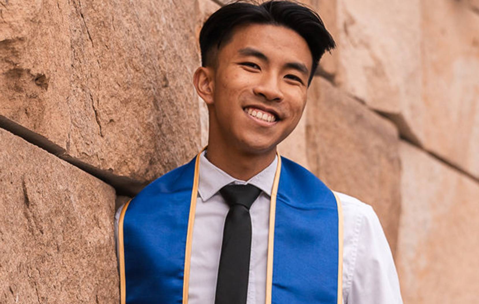 Kevin Si at graduation
