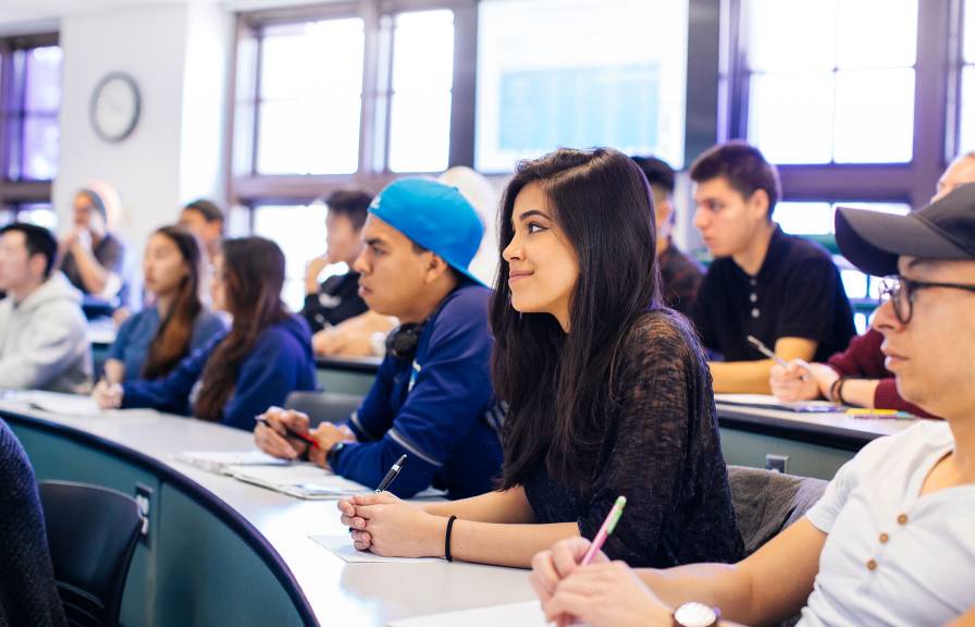 Group of students in a classroom