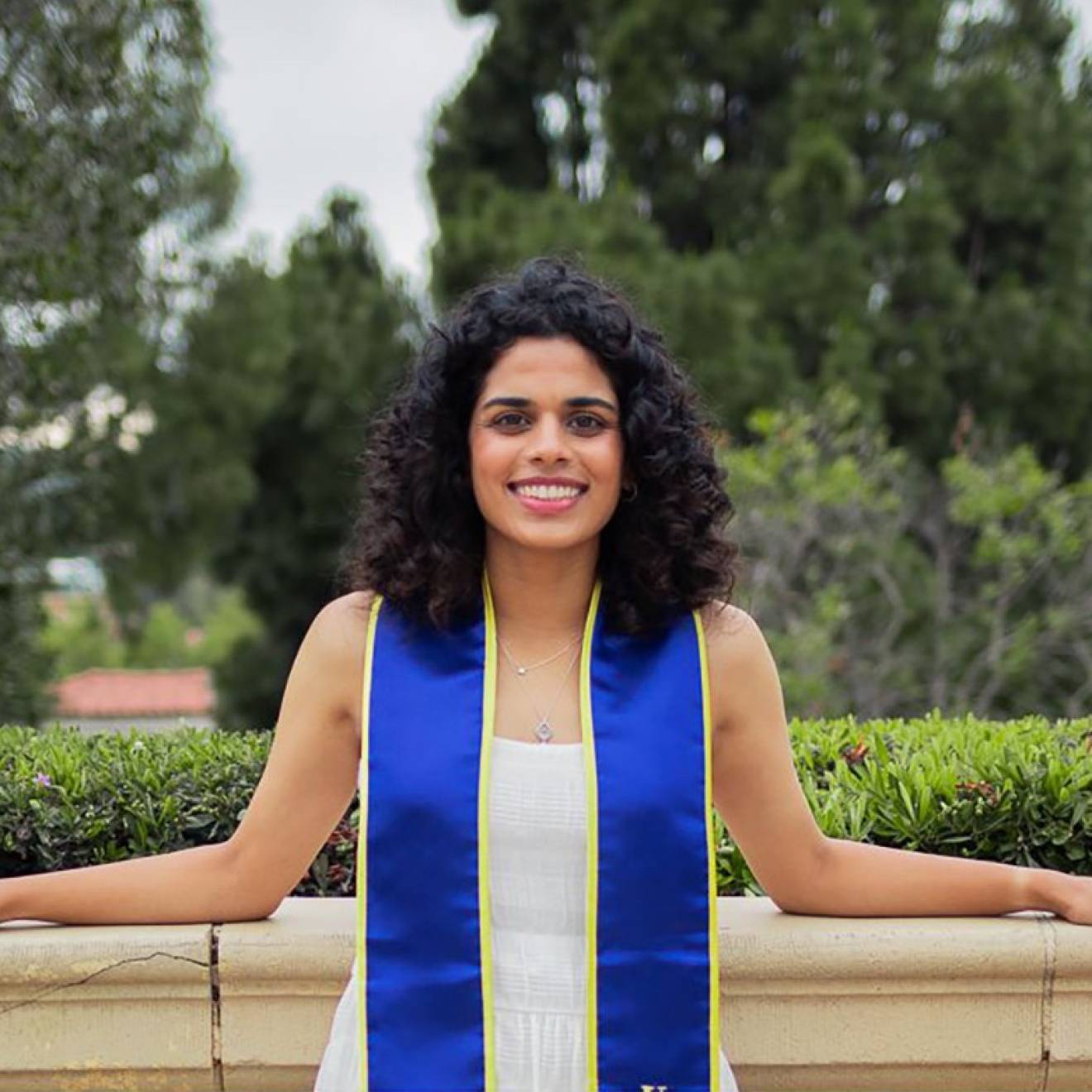 Meera Varma, at her UCLA graduation