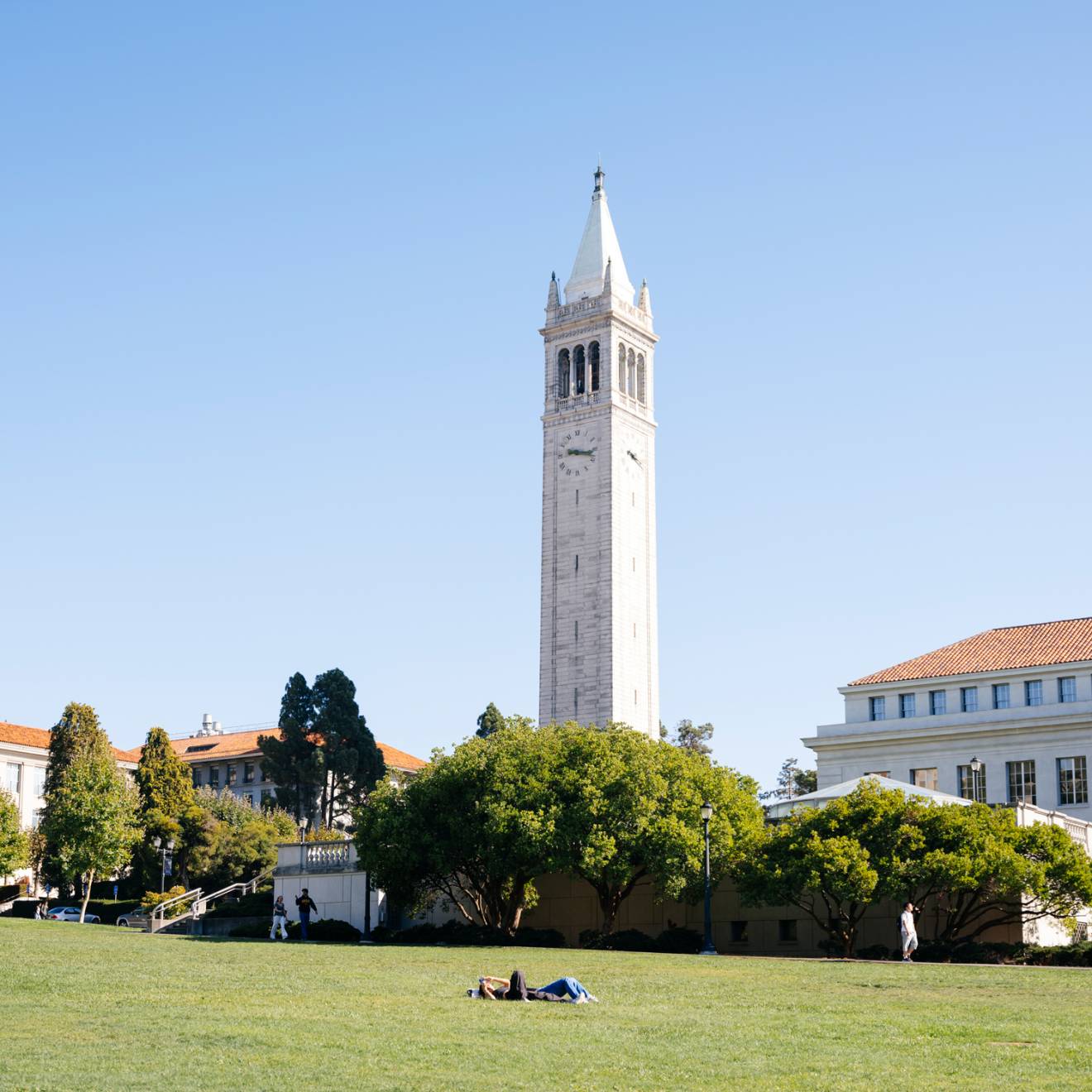 UC Berkeley's Campanile tower, photographed from afar