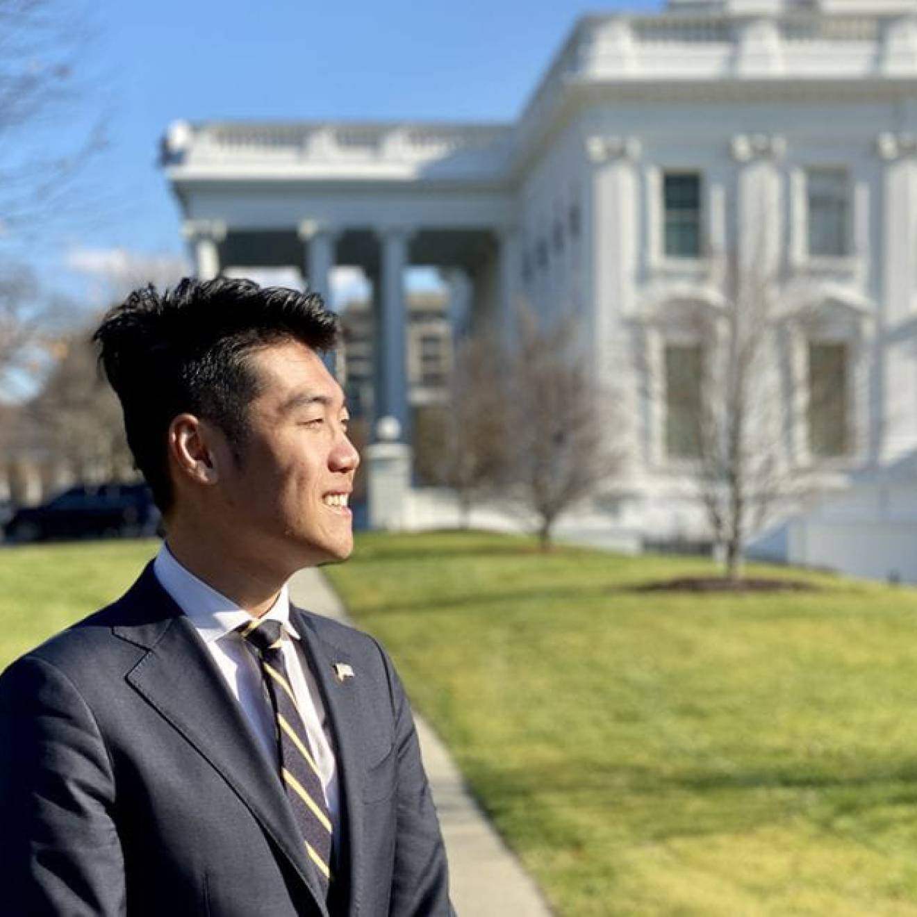 Steven Gong at the White House