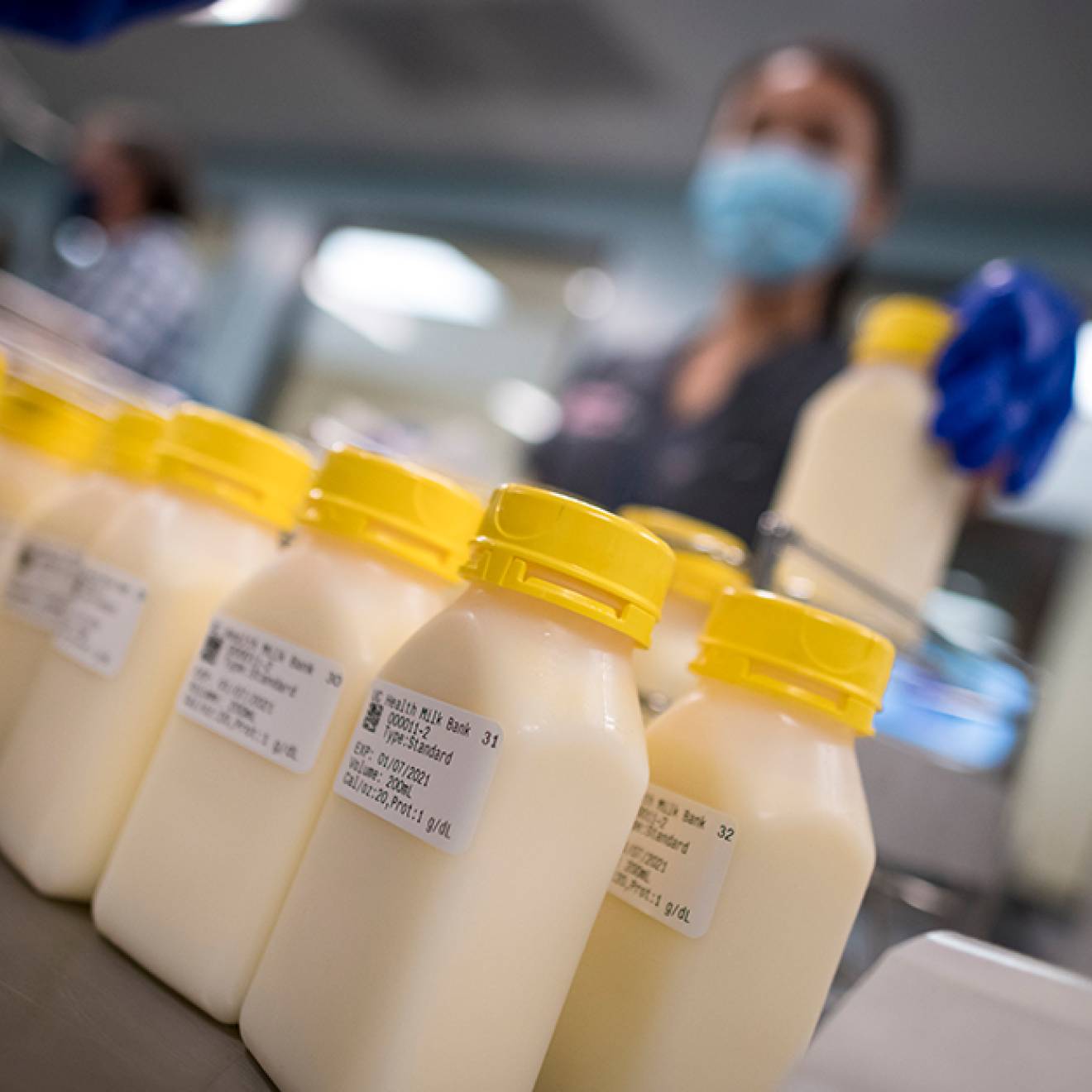 Bottles of human milk