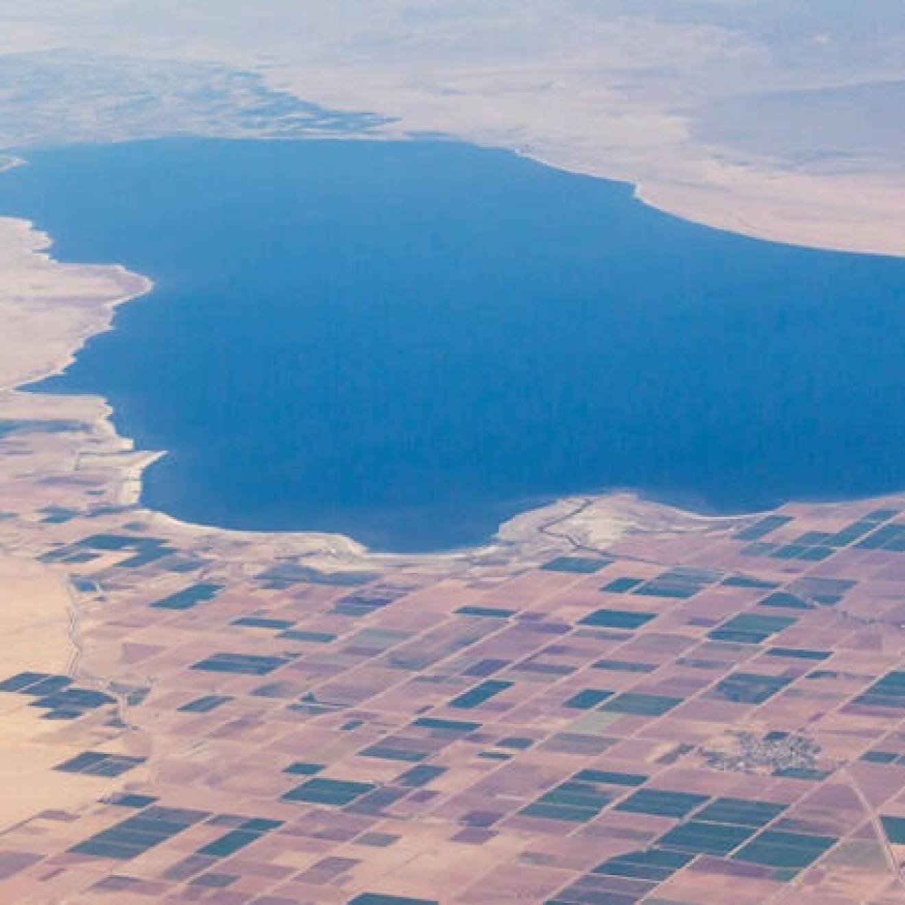 Salton Sea aerial view