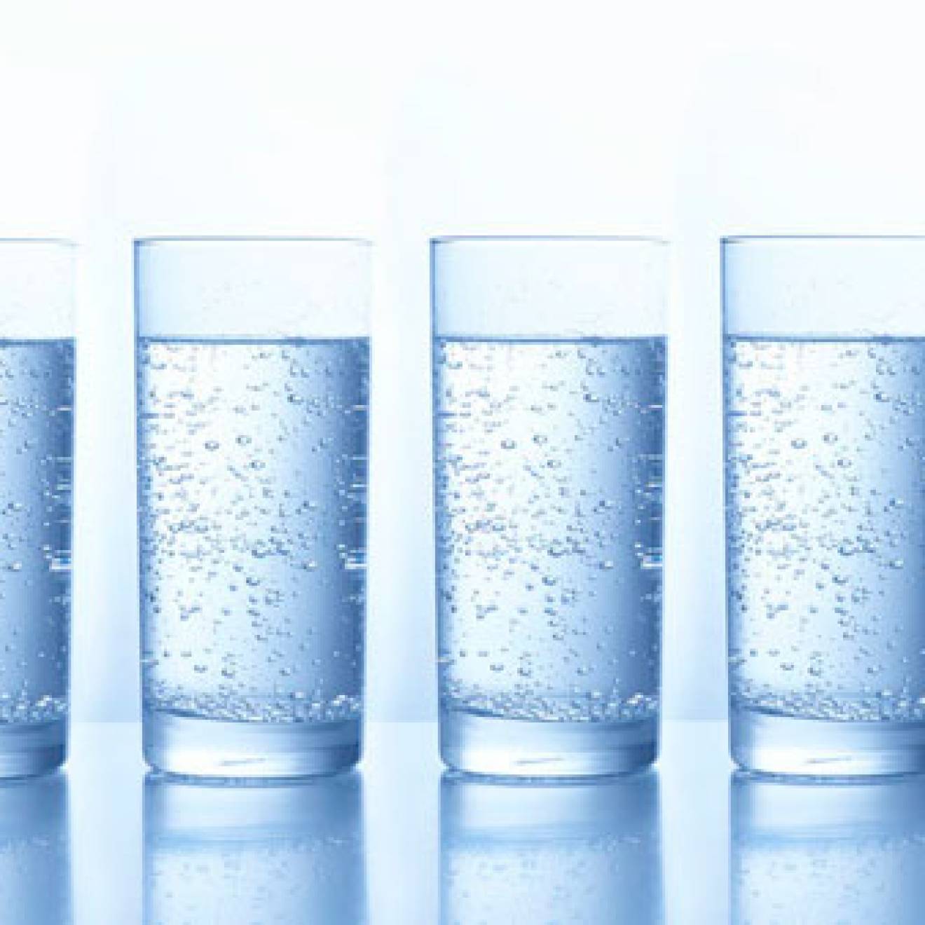 Glasses of water next to each other