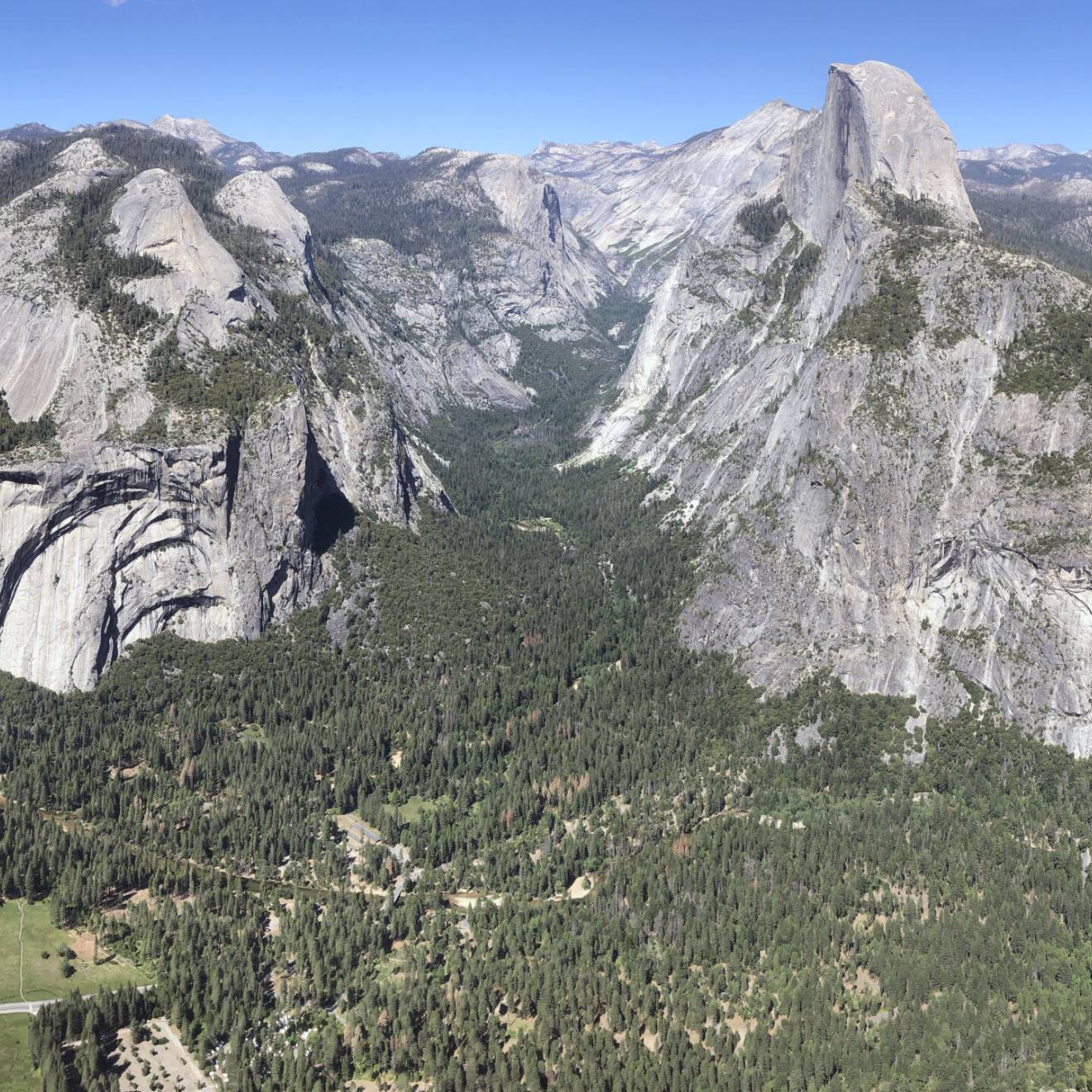 View of Yosemite Valley