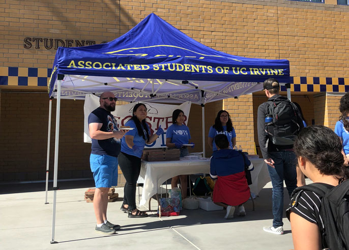 UC Irvine voter drive