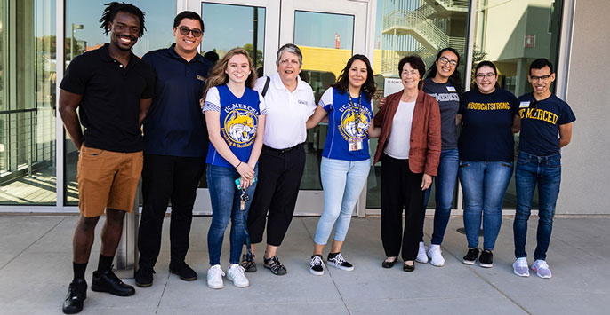 UC President Napolitano with Chancellor Leland