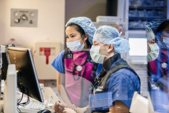 Health care providers review information at one of University of California Health's academic medical centers, which once again were ranked among the best in the nation and the state by U.S. News & World Report.