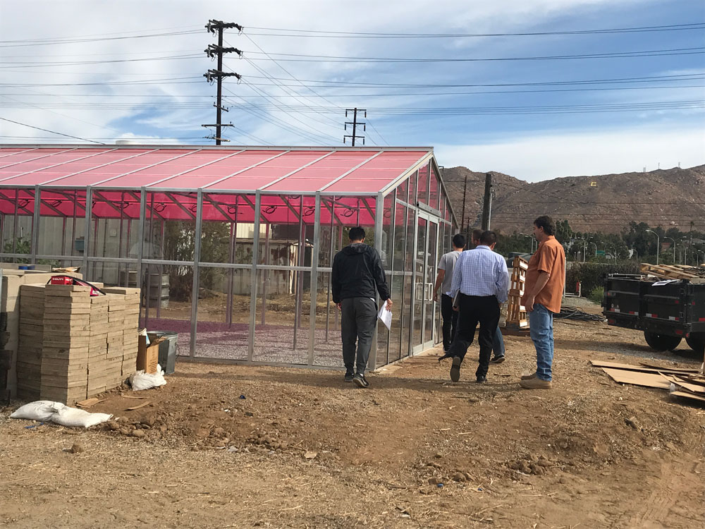 U C Riverside's new solar greenhouse