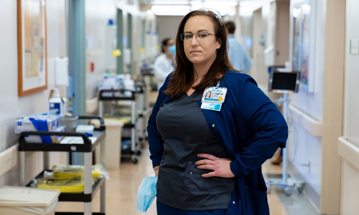 Nurse in hallway