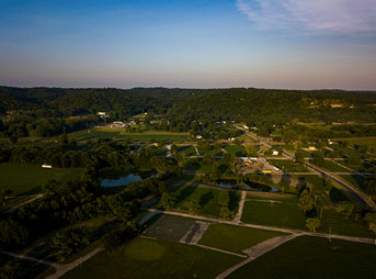 Aerial view of Old Valmeyer