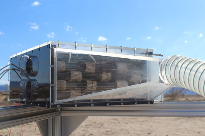 Water harvester close-up